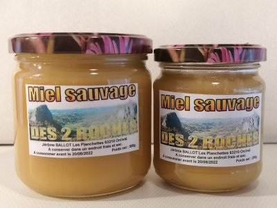 pot de Miel Sauvage des 2 roches